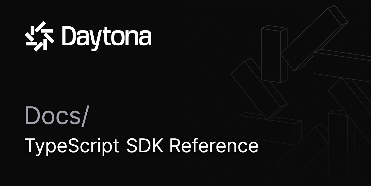 TypeScript SDK Reference | Daytona